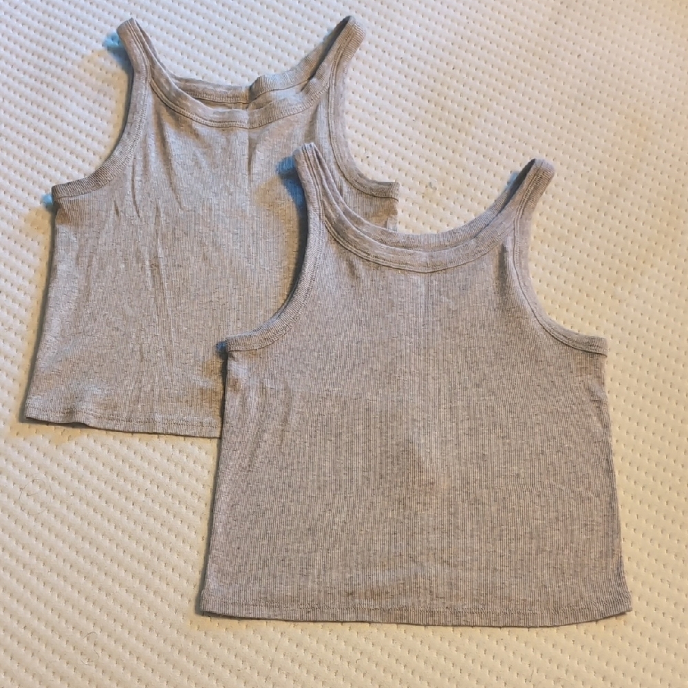 Everlane Heathered Cotton Crop Tops